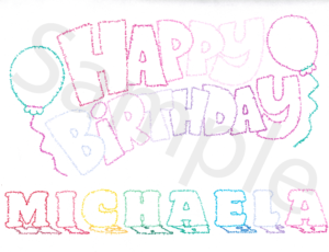 Happy Birthday Balloons