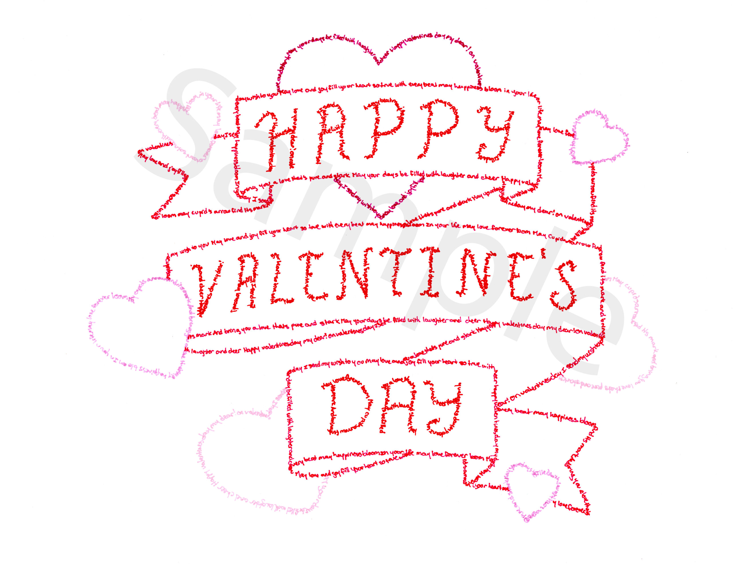 Happy Valentines Banner